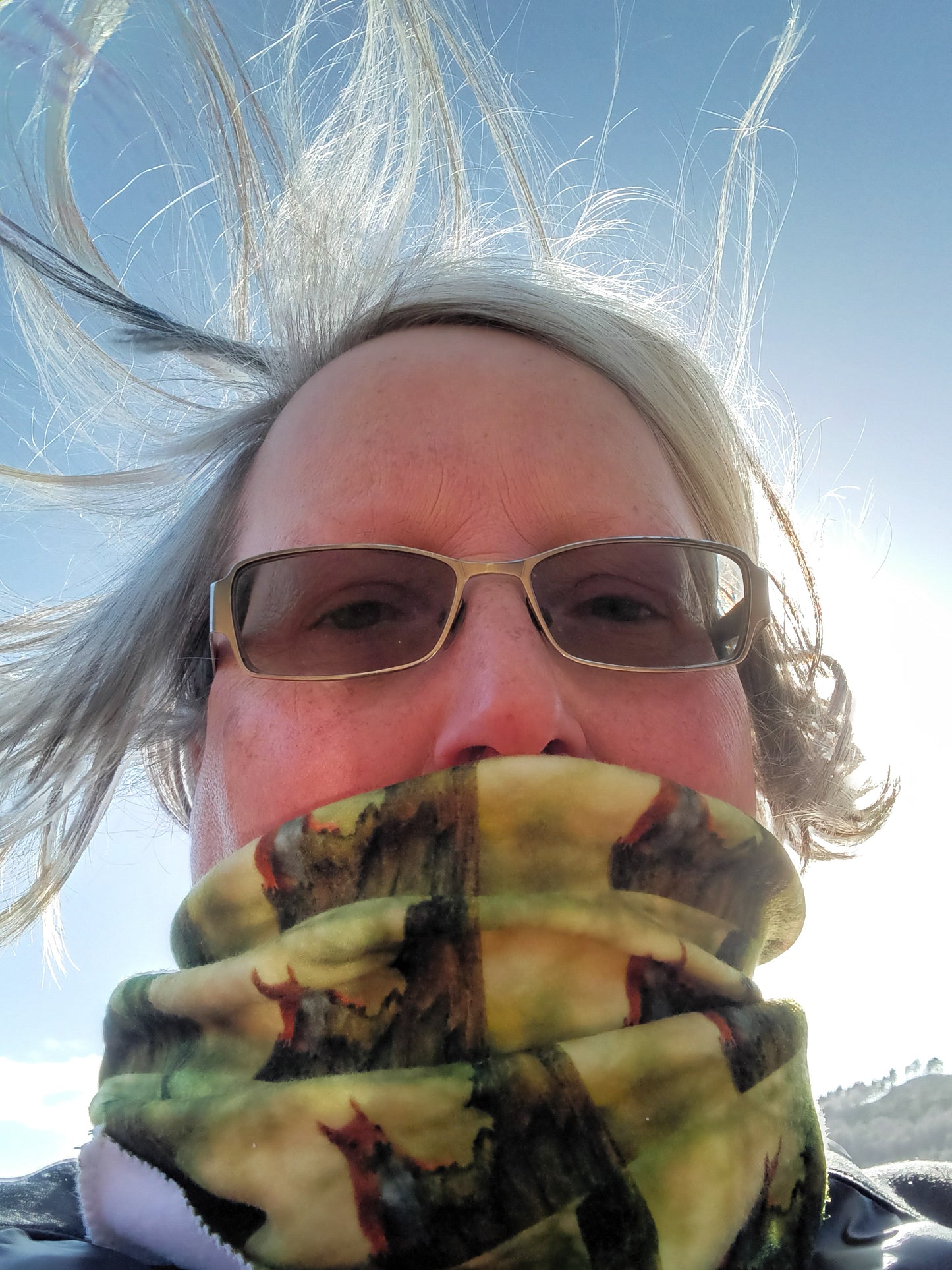 Cute Highland Cows .Glen Feshie. Snood. Neck gaiter.Warm.soft. Eco-friendly. Eco Fleece. Ellen.