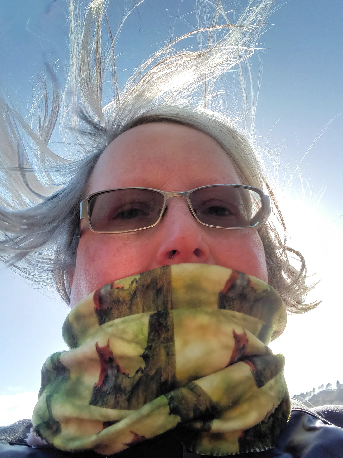 Cute Red Squirrel. Snood. Neck gaiter.Warm.soft. Eco-friendly. Eco Fleece. Ellen.