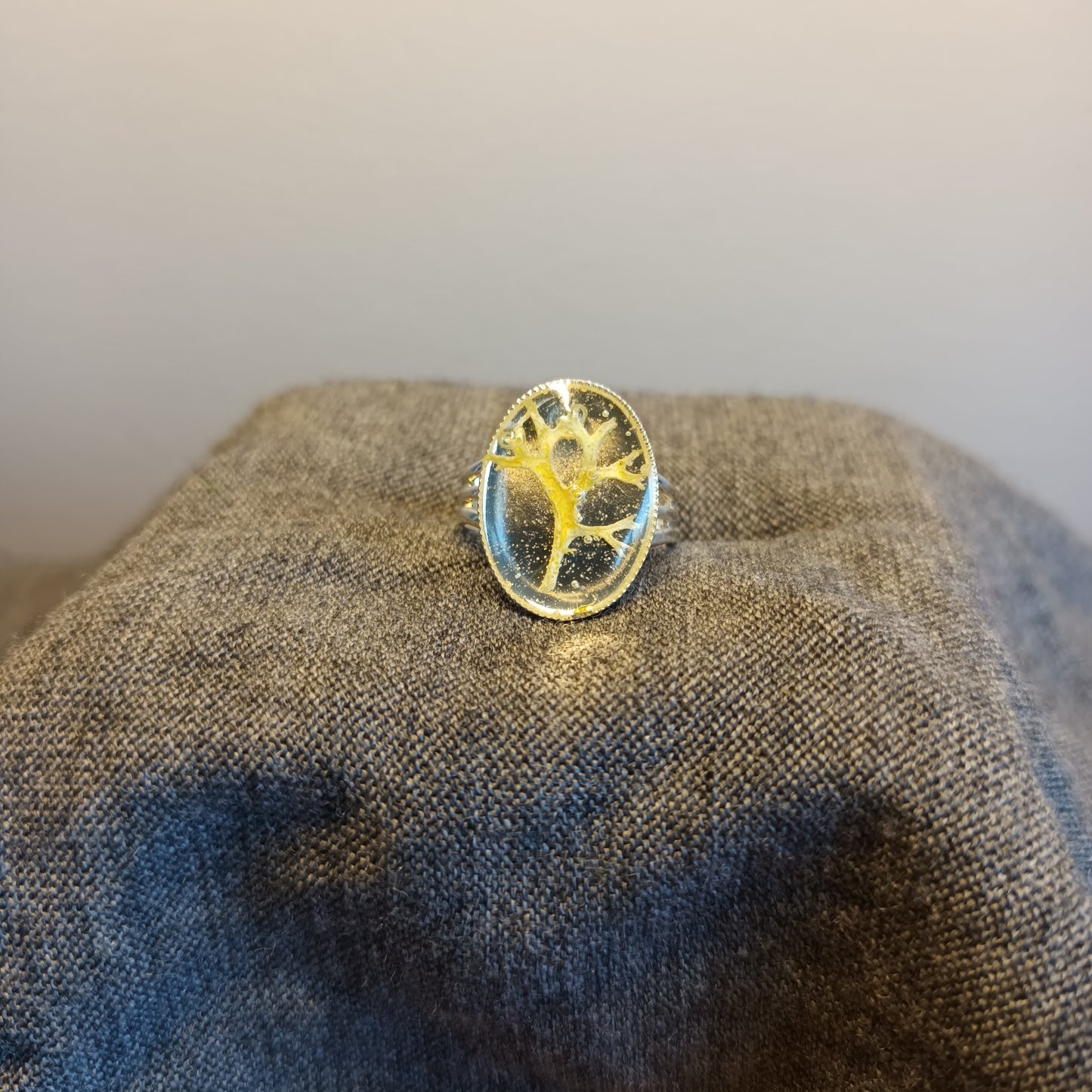 Tree of life. Lichen. Scotland
Highland. Adjustable ring.