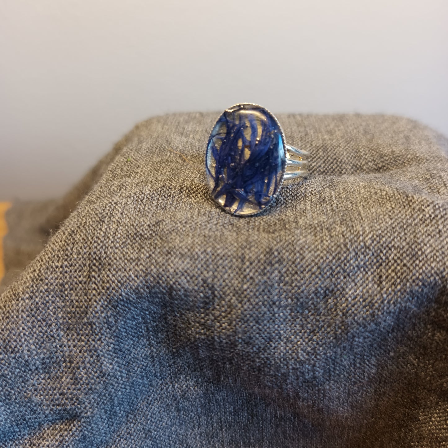 Cornflower. Adjustable ring Highlands. Scottish.