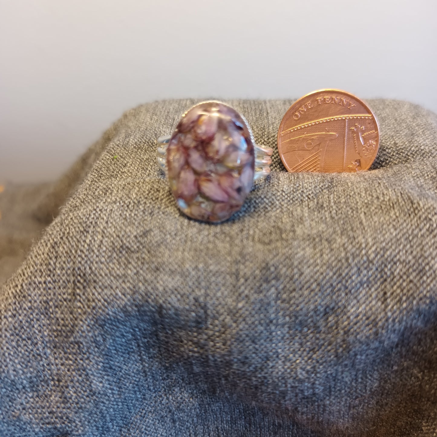 Bell Heather Oval Gem Ring