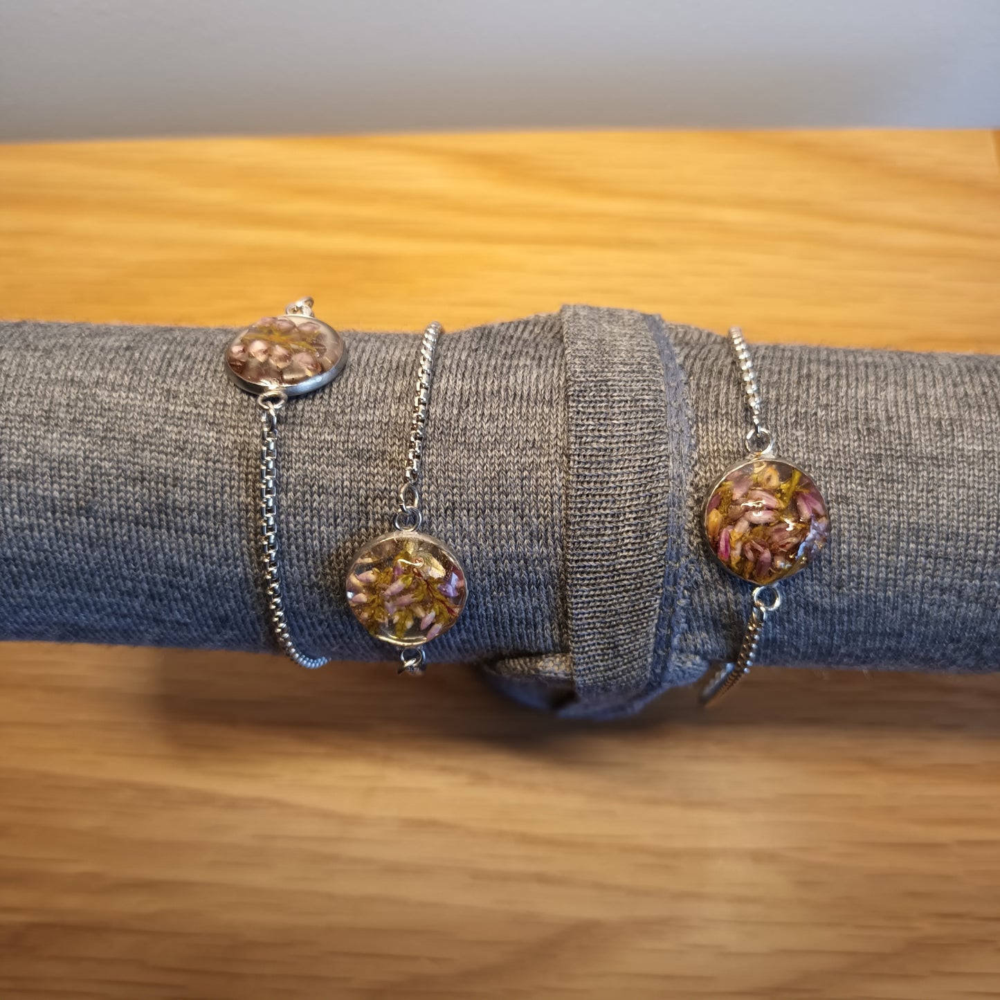 Highland Purple Heather Pendant Bracelet