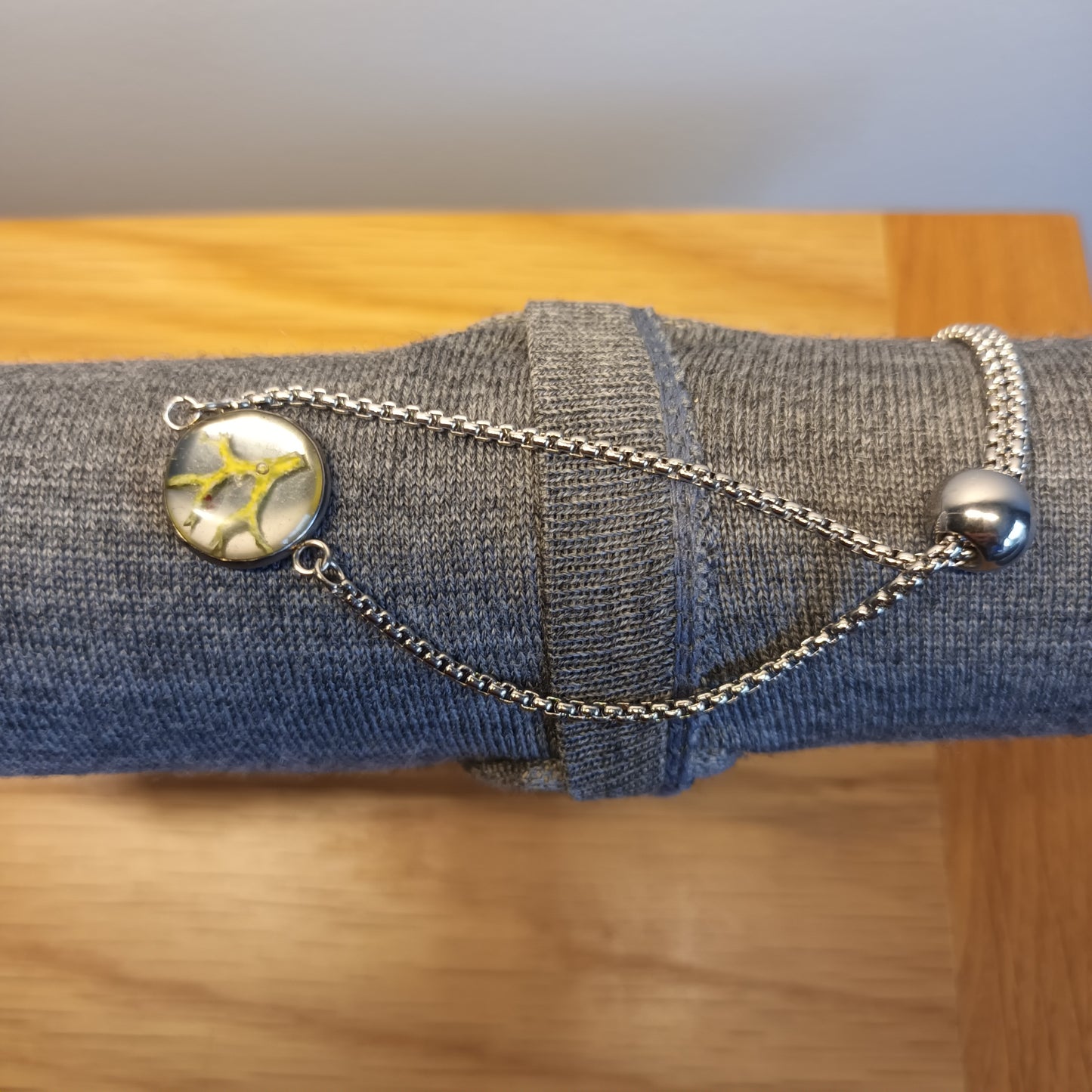 Tree of life. Adjustable bracelet.lichen. Highlands Scotland