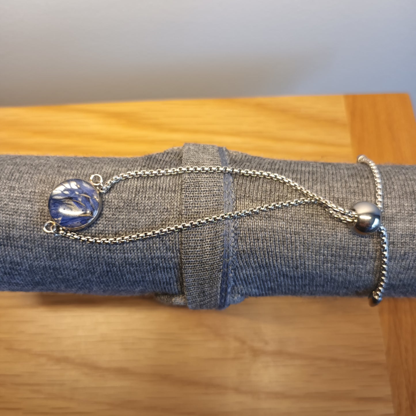 Cornflower. Highlands. Scotland. Adjustable bracelet.