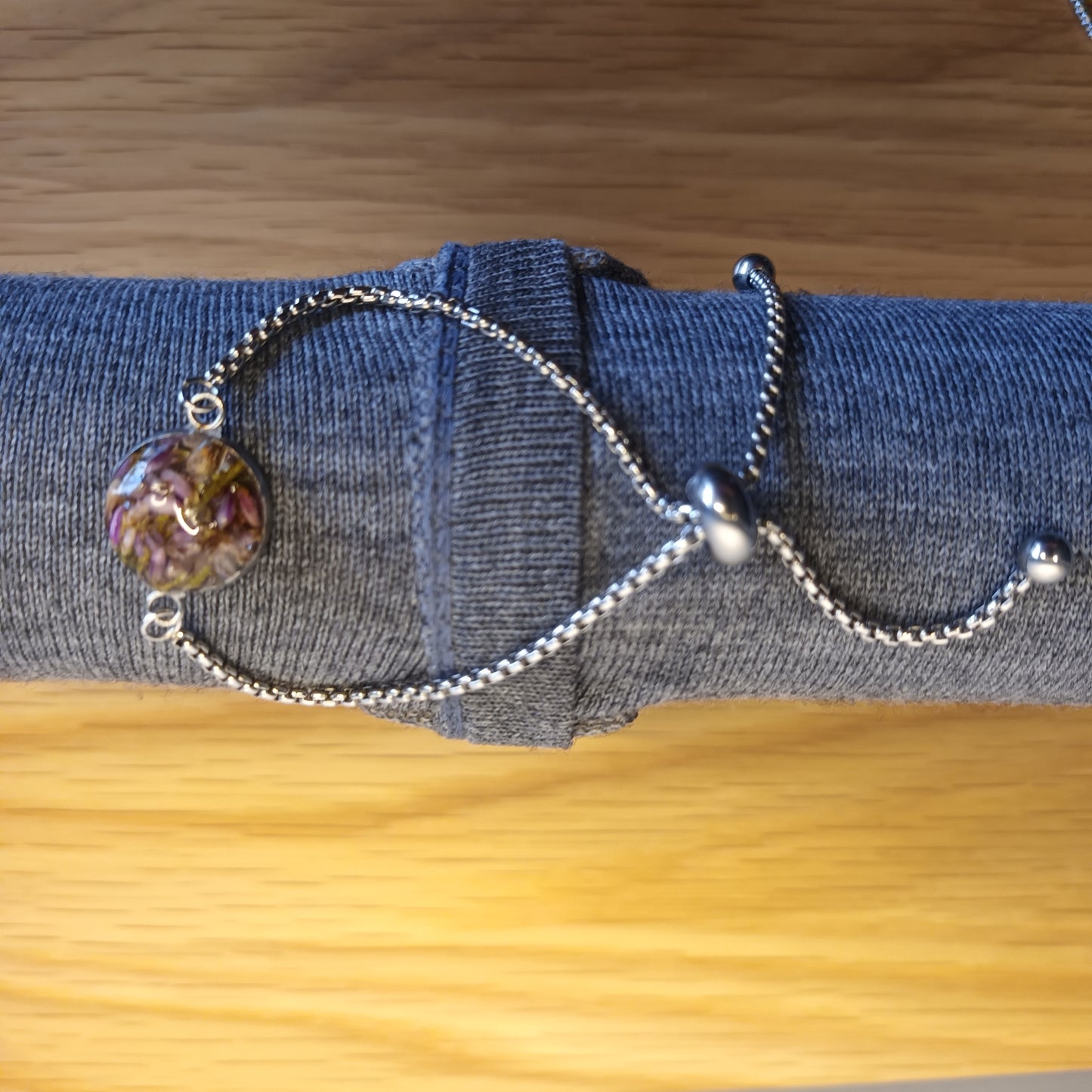 Highland Purple Heather Pendant Bracelet
