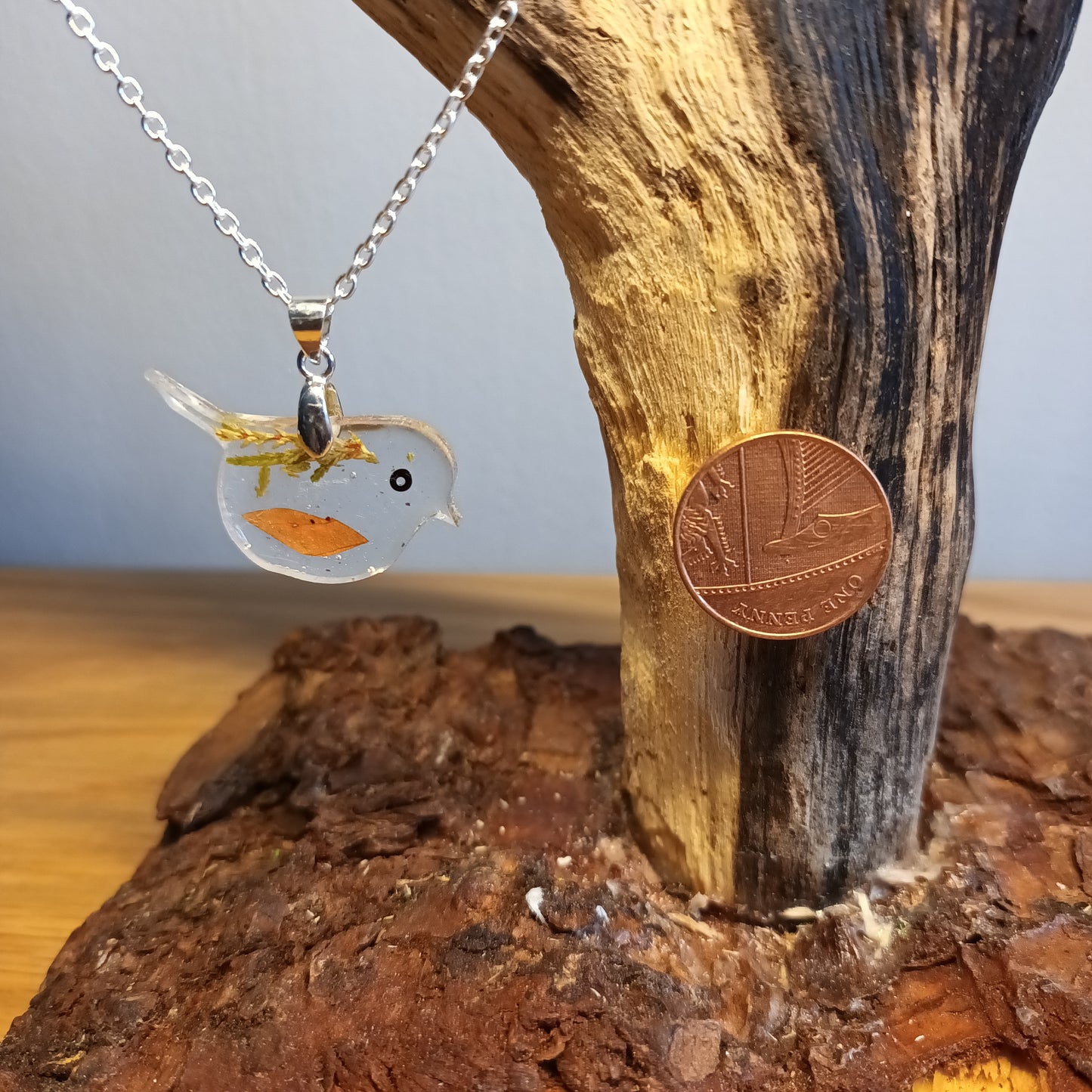 Robin. Necklace. HIghlands. Scotland