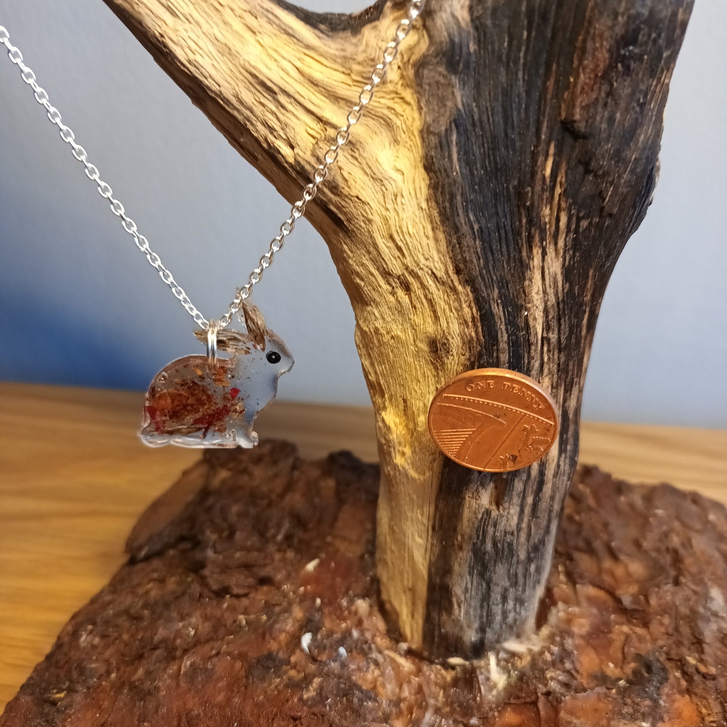 Rabbit necklace. Bunny. Highlands. Scotland