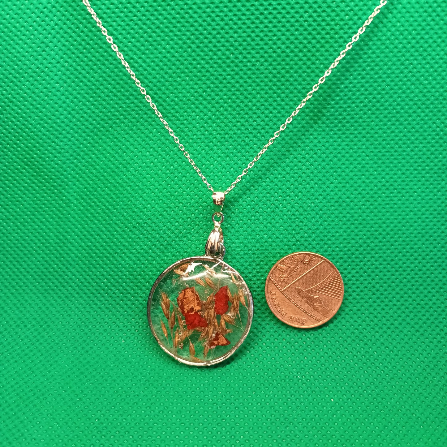 Vibrant Highland Autumn Colours Pendant Necklace