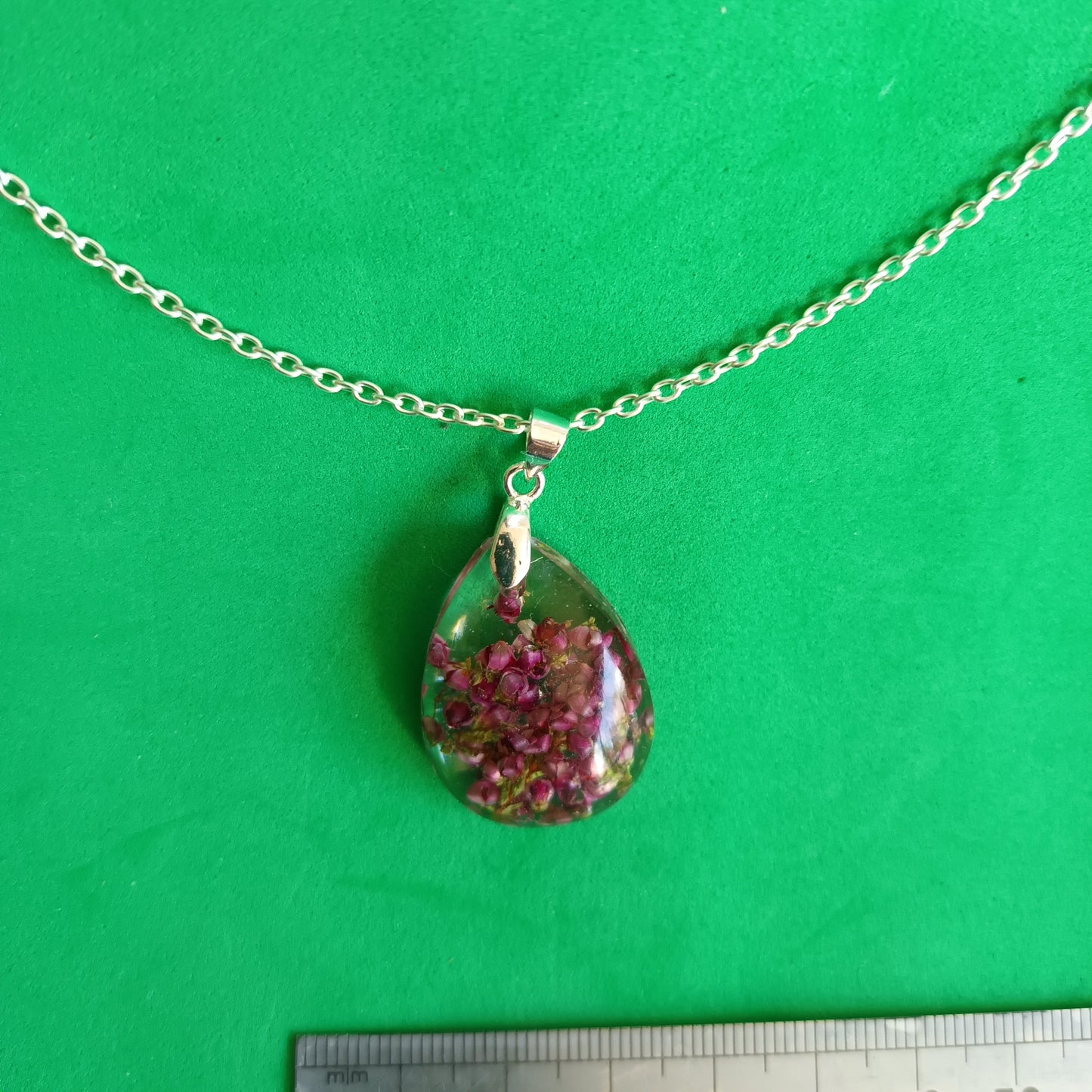 Pear drop Heather pendant