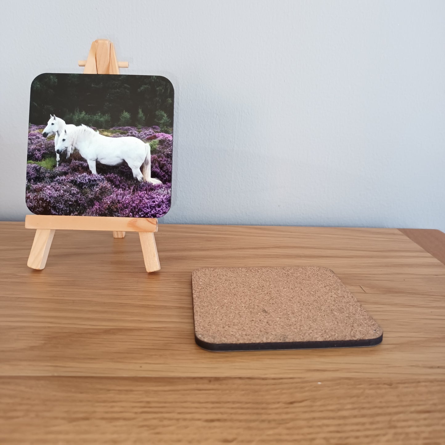 Highland Ponies in the Heather Coaster