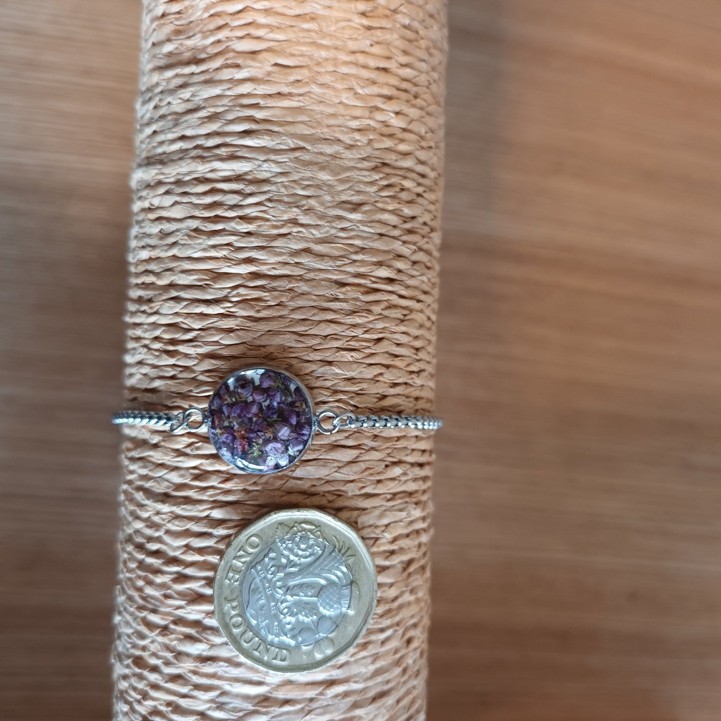 Highland Purple Heather Pendant Bracelet