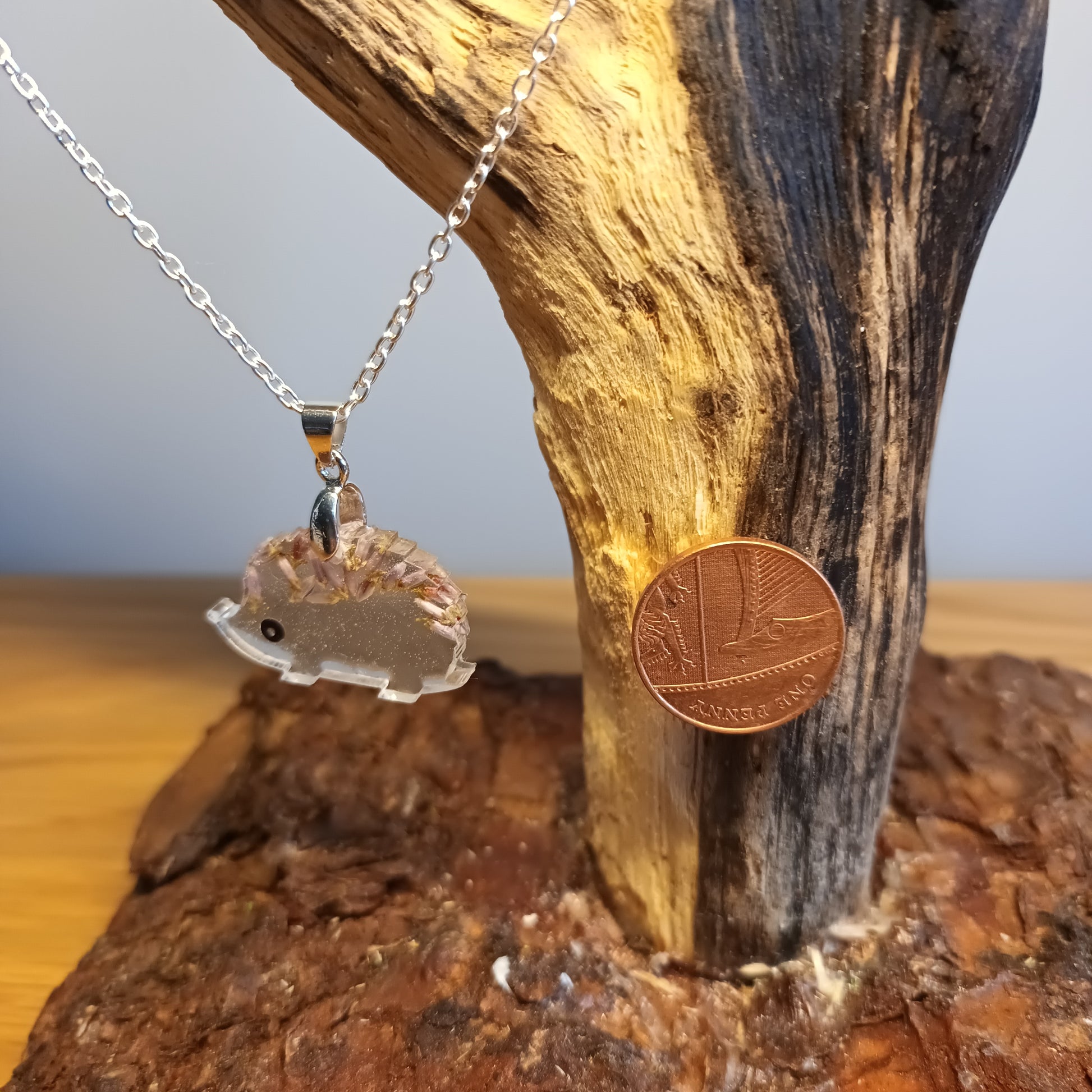 Hedgehog.  Pendant .Necklace. Highlands.  Scotland.