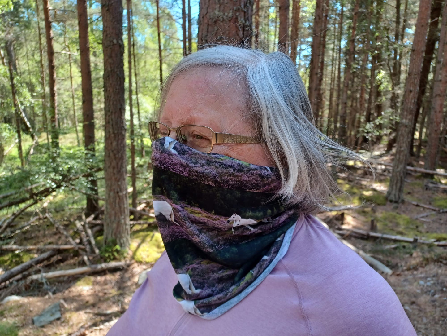 Cute Highland Ponies Jersey snood (neck gaiter)
