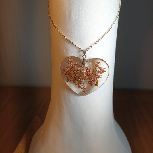 Signature Heather Heart Pendant Necklace 