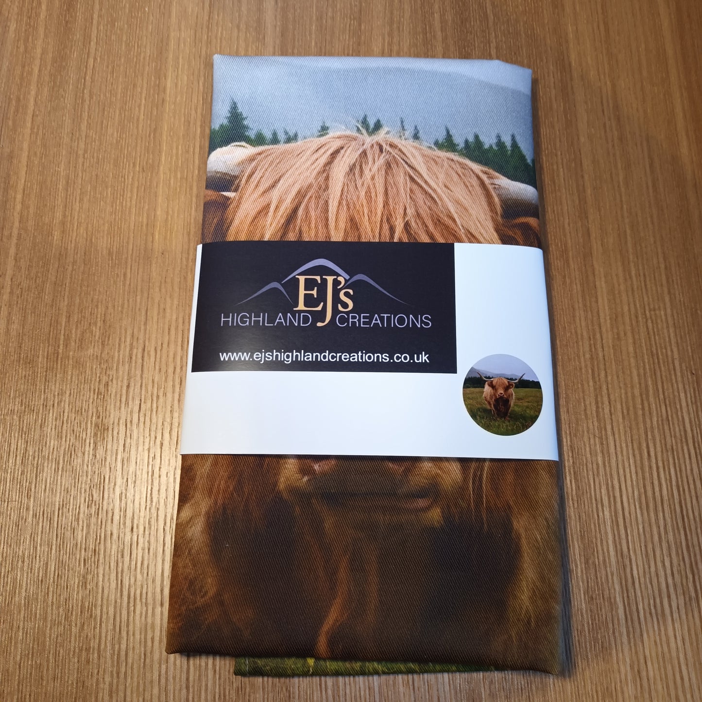 Cute Highland Cow Teatowel