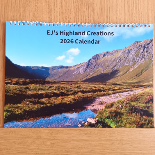 Front Cover.  2026 Calender.  