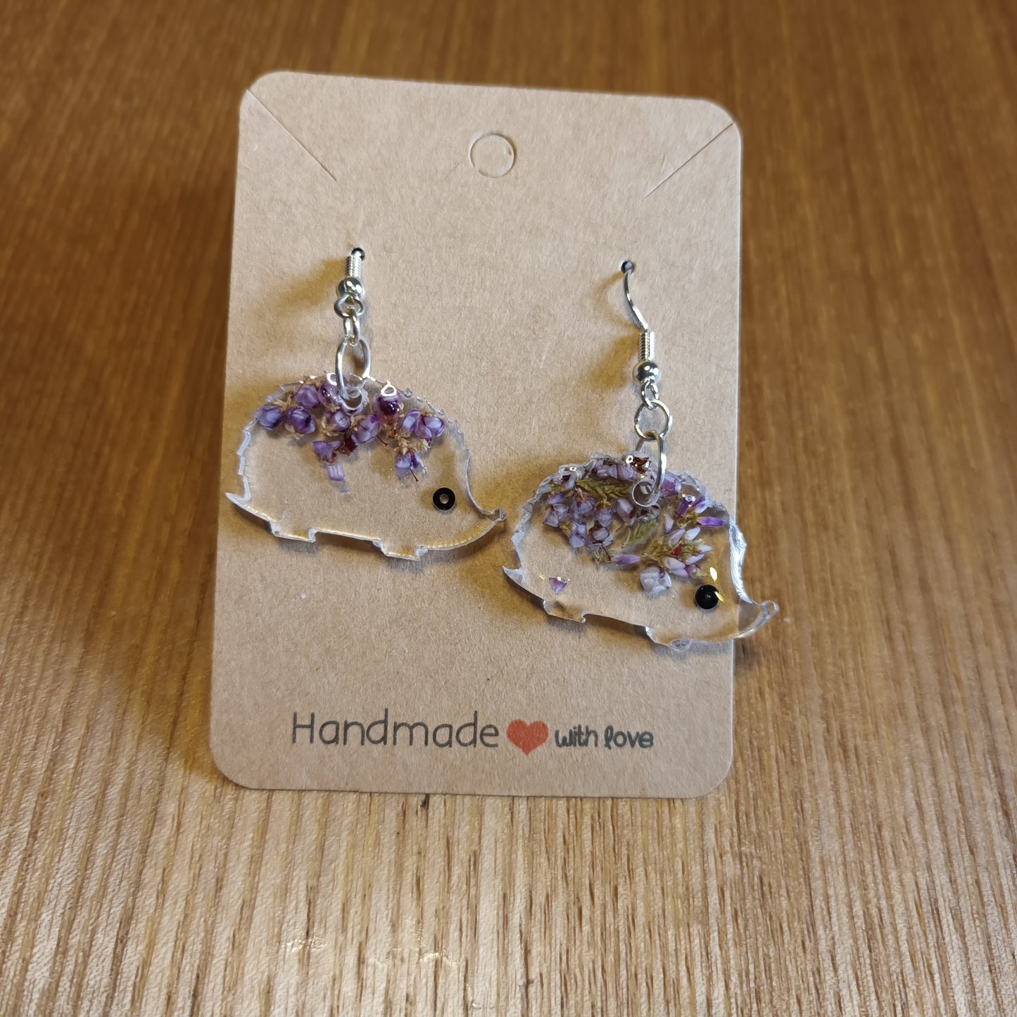 Hedgehog  earrings 