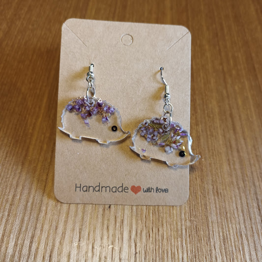 Hedgehog  earrings 