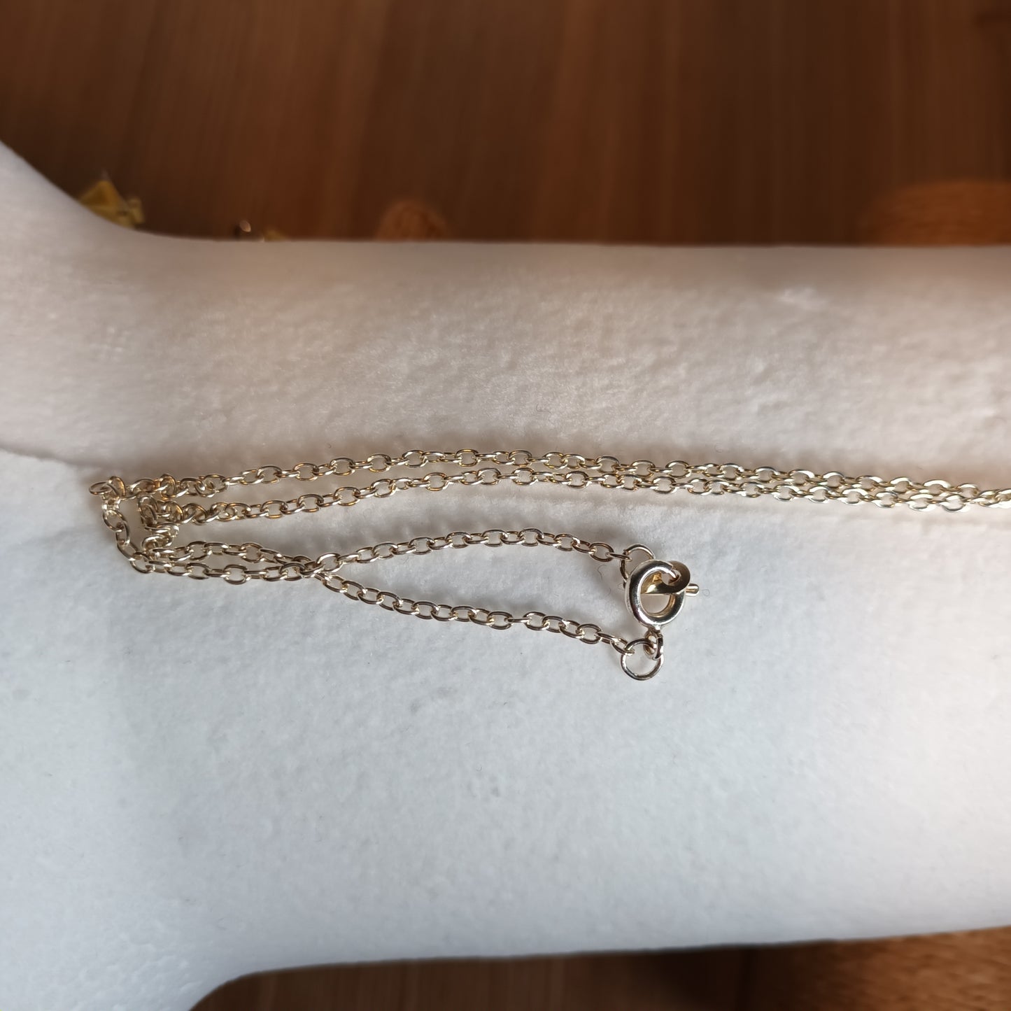 Unique Green (one off) Seaglass Pendant Necklace with silver plated chain.