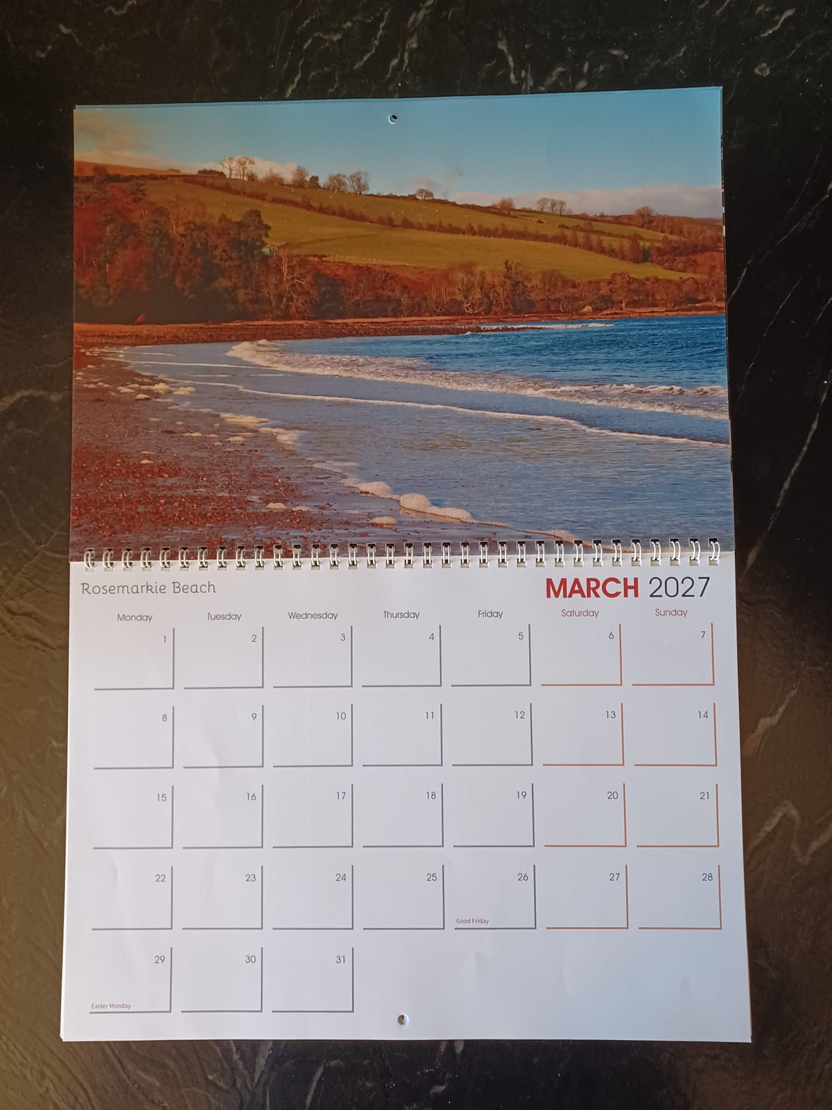 EJ's Highland Creations Premium Quality 2027 Calendar.