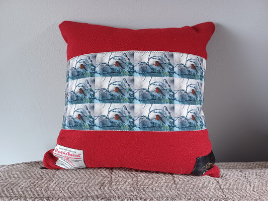 Robin, Harris Tweed®  cushion 