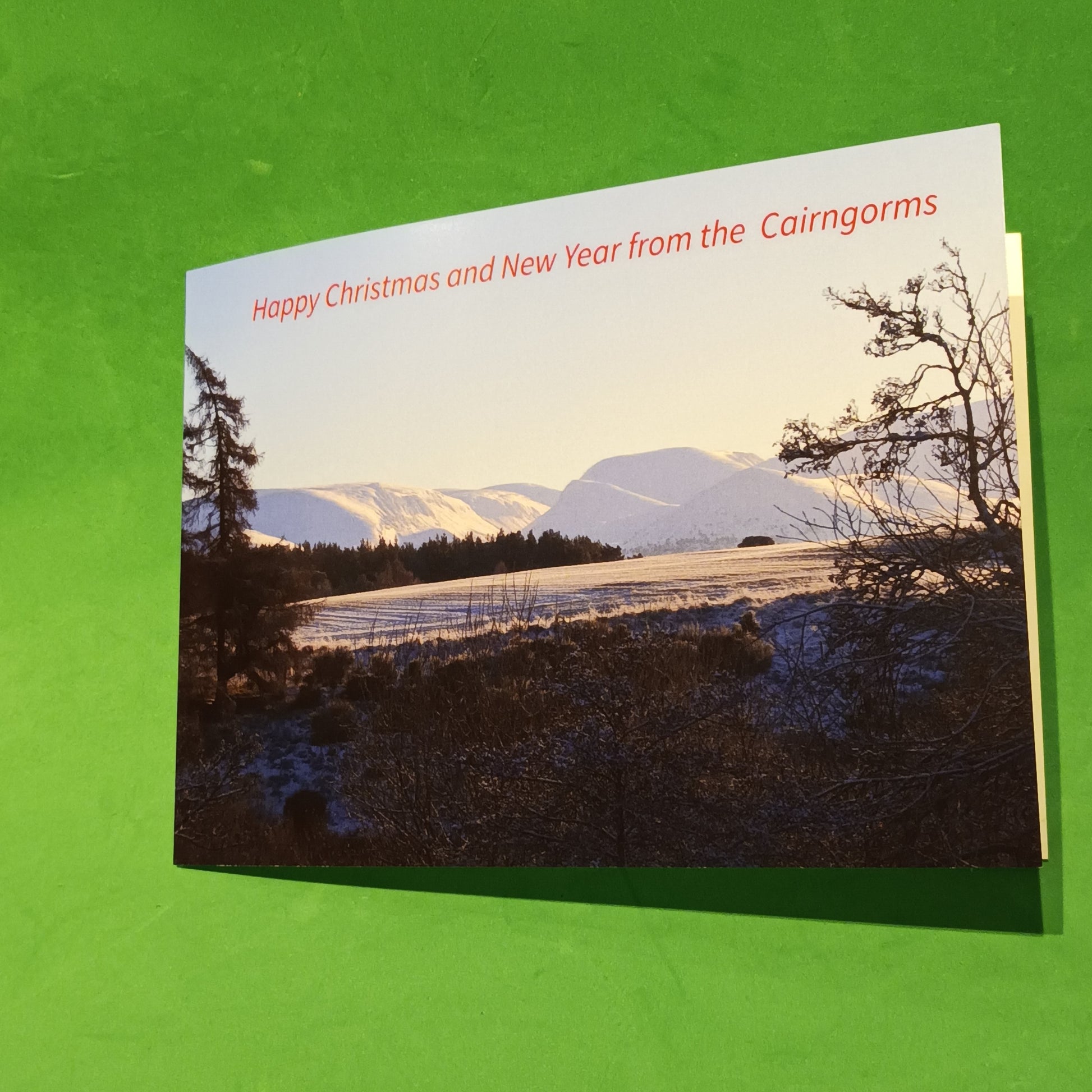 Happy Christmas and New Year . Greetings card Cairngorm 